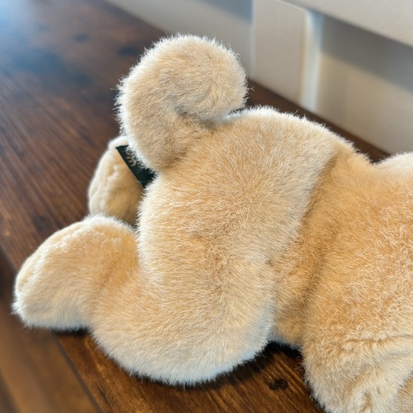 Russ Berrie PONCHO Pug Dog Plush Bulldog Retired Beige Stuffed Animal - Picture 4 of 6